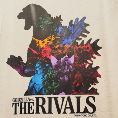 Godzilla T-shirt vs. RIVALS（1989-1995）WH
