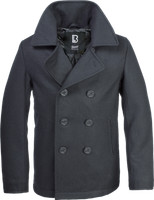 Jacke Brandit Pea Coat Schwarz 4XL
