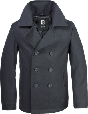 Jacke Brandit Pea Coat Schwarz 4XL