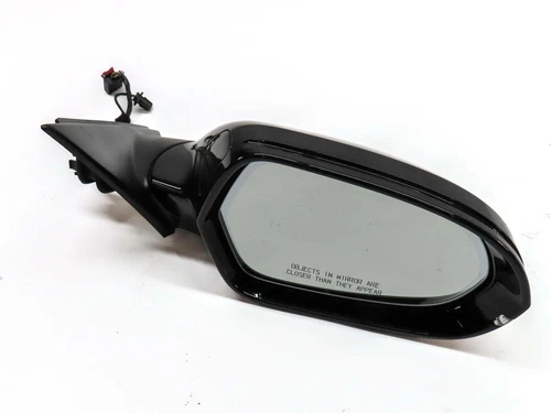 12-13 AUDI A6 (C6 4G) FRONT RIGHT P-FOLD HEAT MEMORY AUTODIM DOOR MIRROR (BLACK)