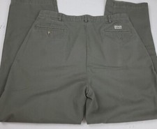 Vintage 90s Polo Ralph Lauren Khaki Cotton Chino Pants Baggy Vtg Sport RL USA