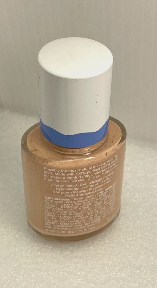 New REVLON Springwater Matte Makeup Oil Free for Sensitive Skin - IVORY **RARE - Image 2 of 4