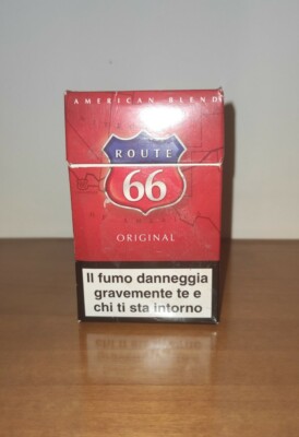 Pacchetto Sigarette Route 66 Original American Blend Da Collezione