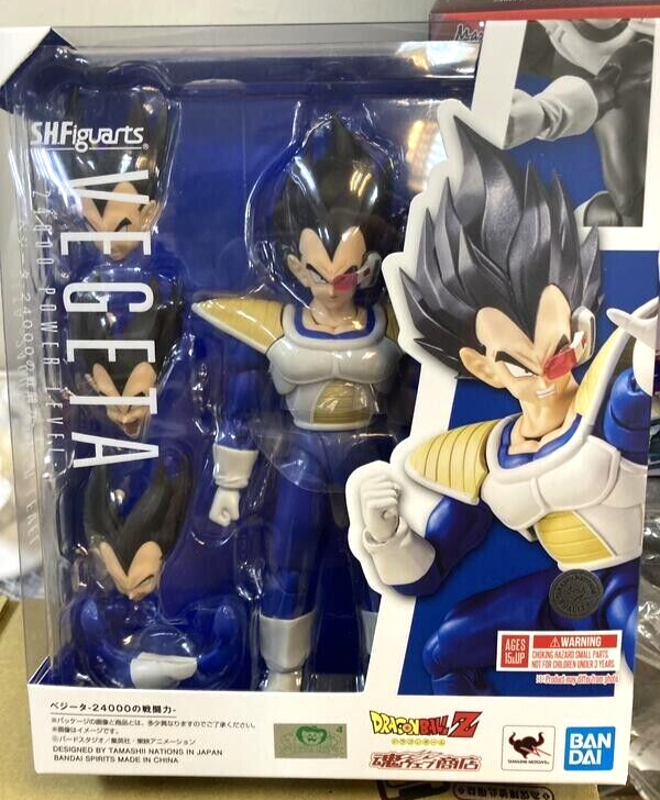 Bandai Dragonball Z Vegeta 24000 Power Level SHF Figure New In  Hand