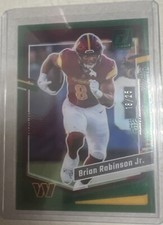 2023 Brian Robinson Jr. Clearly Donruss Green Parallel 18/25