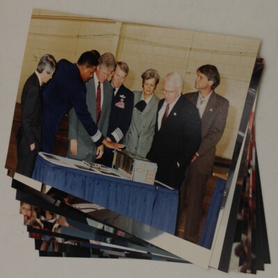 10-PRESIDENT BILL CLINTON Original Campaign Photograph Pictures 5 x 7'' PHOTO Lot