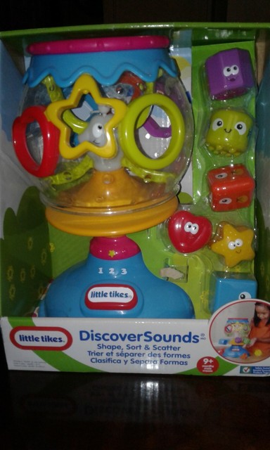 little tikes discover sounds shape sort and scatter