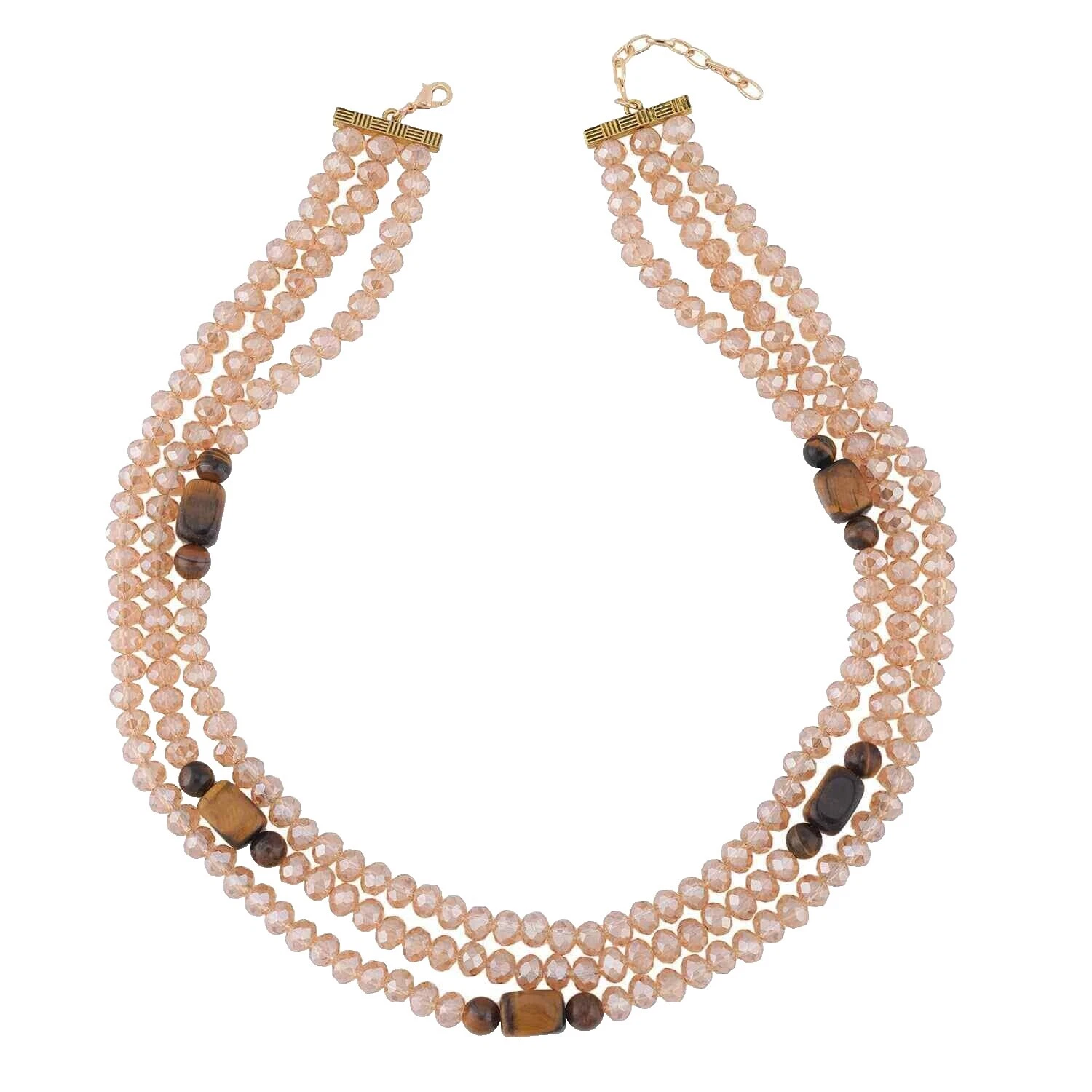 Vidrio de ojo de tigre Moda Collares y Colgantes