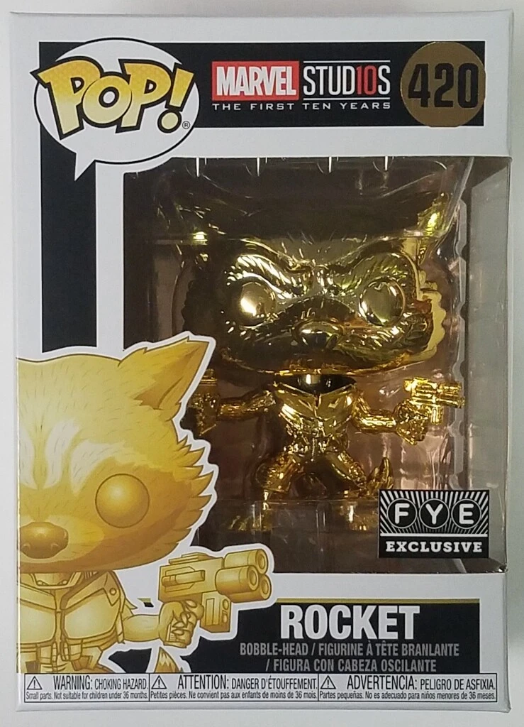 Gold rocket raccoon pop sales