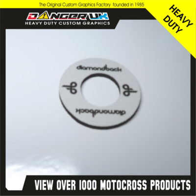 BMX LENKER DAUMENSCHONER DONUTS DIAMANTBACK WEISS