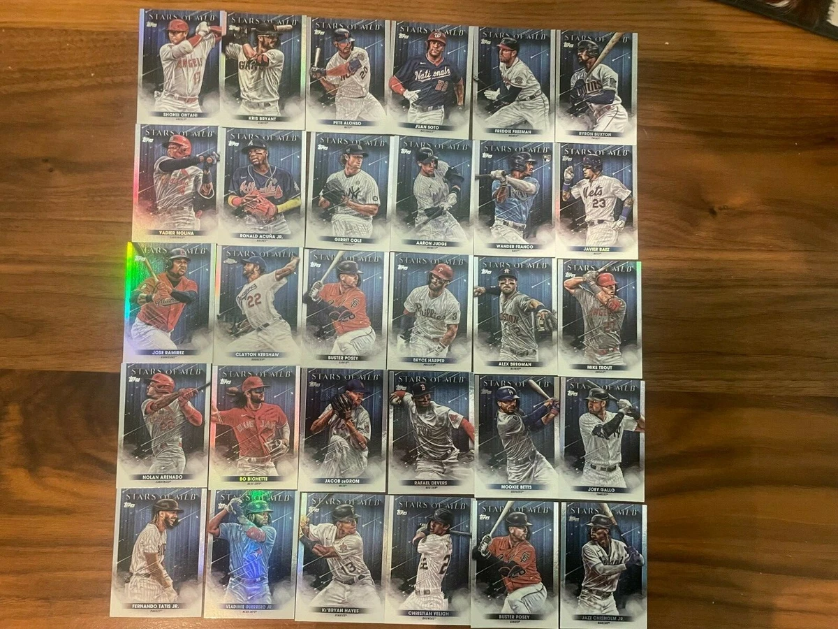 2022 Topps Stars of MLB 30 Card Complete Set
