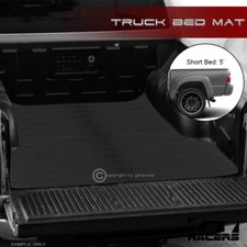 For 2005-2023 Tacoma 5 Ft Short Cab Rubber Truck Bed Floor Mat Carpet Liner V2
