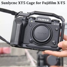 Sunlycnc XT5 Quick-Released L Plate Bracket Hand Grip for Fujifilm X-T5 Camera