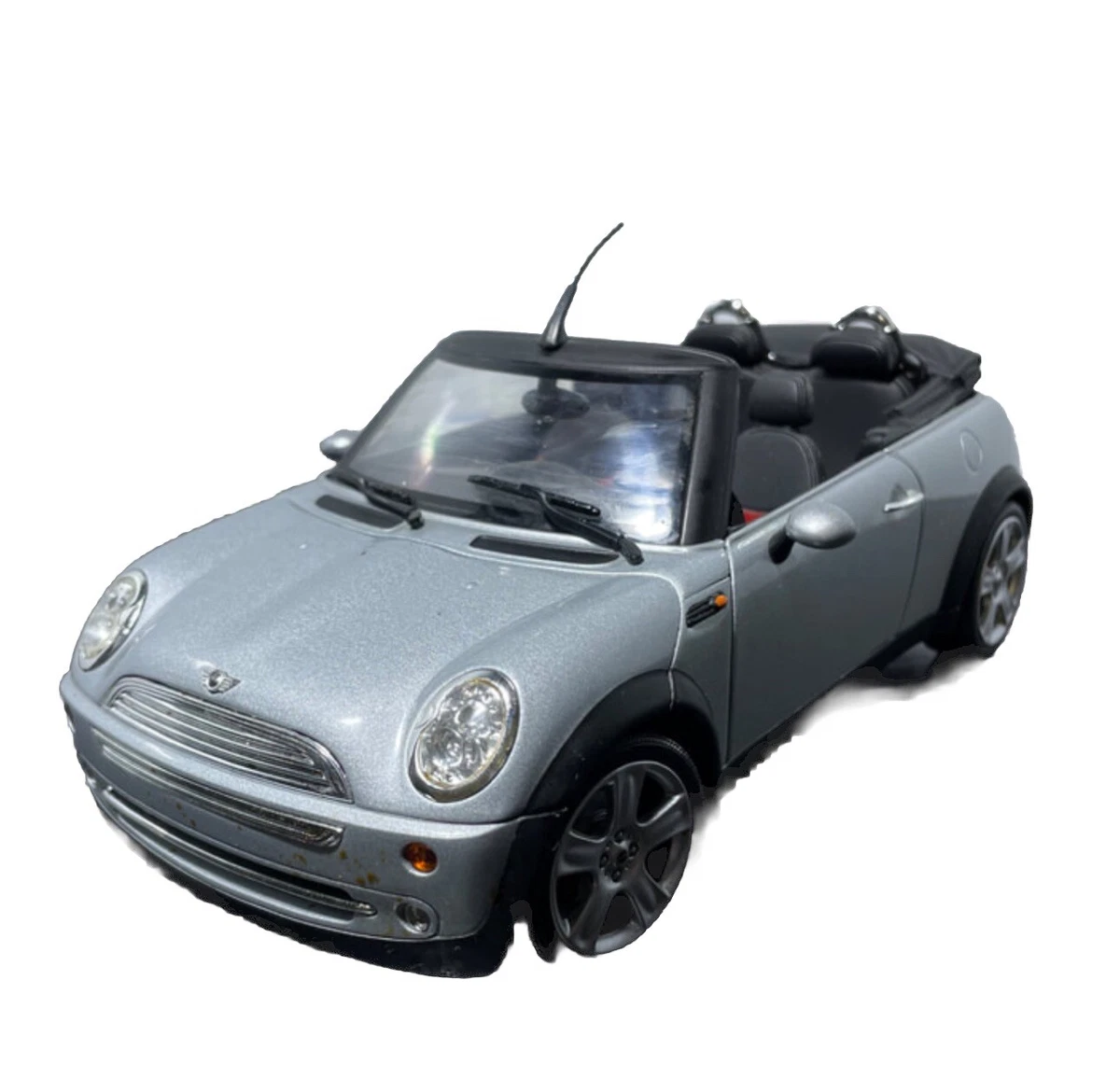 New BMW Mini Cooper S Cabrio Gray 1:18 Hot Wheels Diecast C1 | eBay