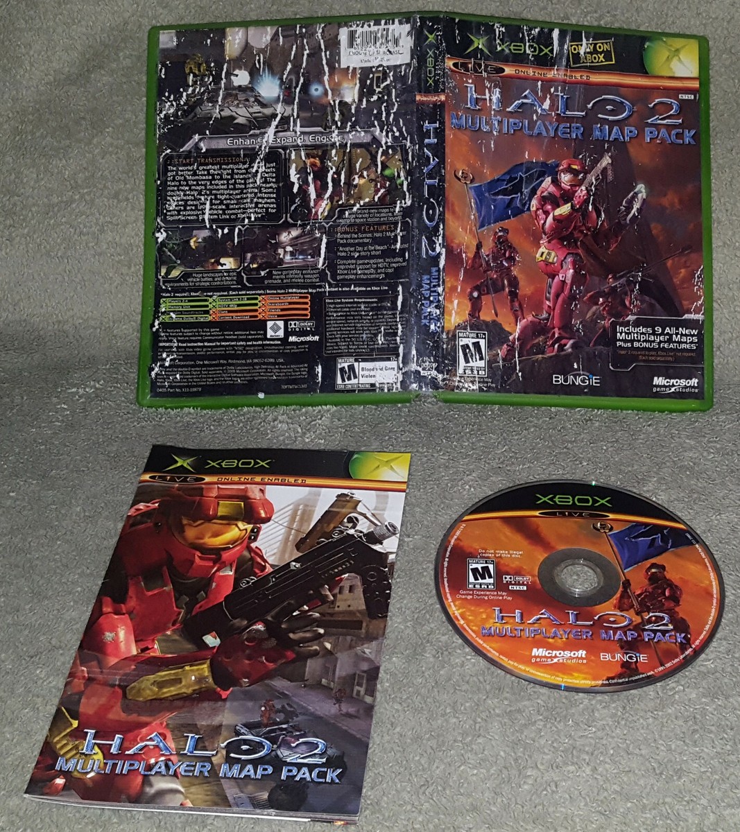 特別セーフ Original Pack Map Multiplayer 2 HALO XBOX Complete LIVE ソフトウェア