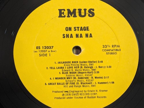 Lot of 2 Sha Na Na Hot Sox / On Stage Vinyl LP Records 1970's Rock 'n Roll - Imagen 9 de 17