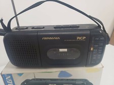 Soundesign Portable AM/FM Radio Cassette Player Model No. 4612BLK RARE