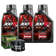 Kit Tagliando Olio Motul 300V 10W50 Per Yamaha�XP500 SP TMAX White MAX�2010>2011