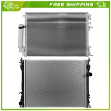 Aluminum Radiator and AC Condenser Cooling Kit For 2005 2006 07 08 Chrysler 300