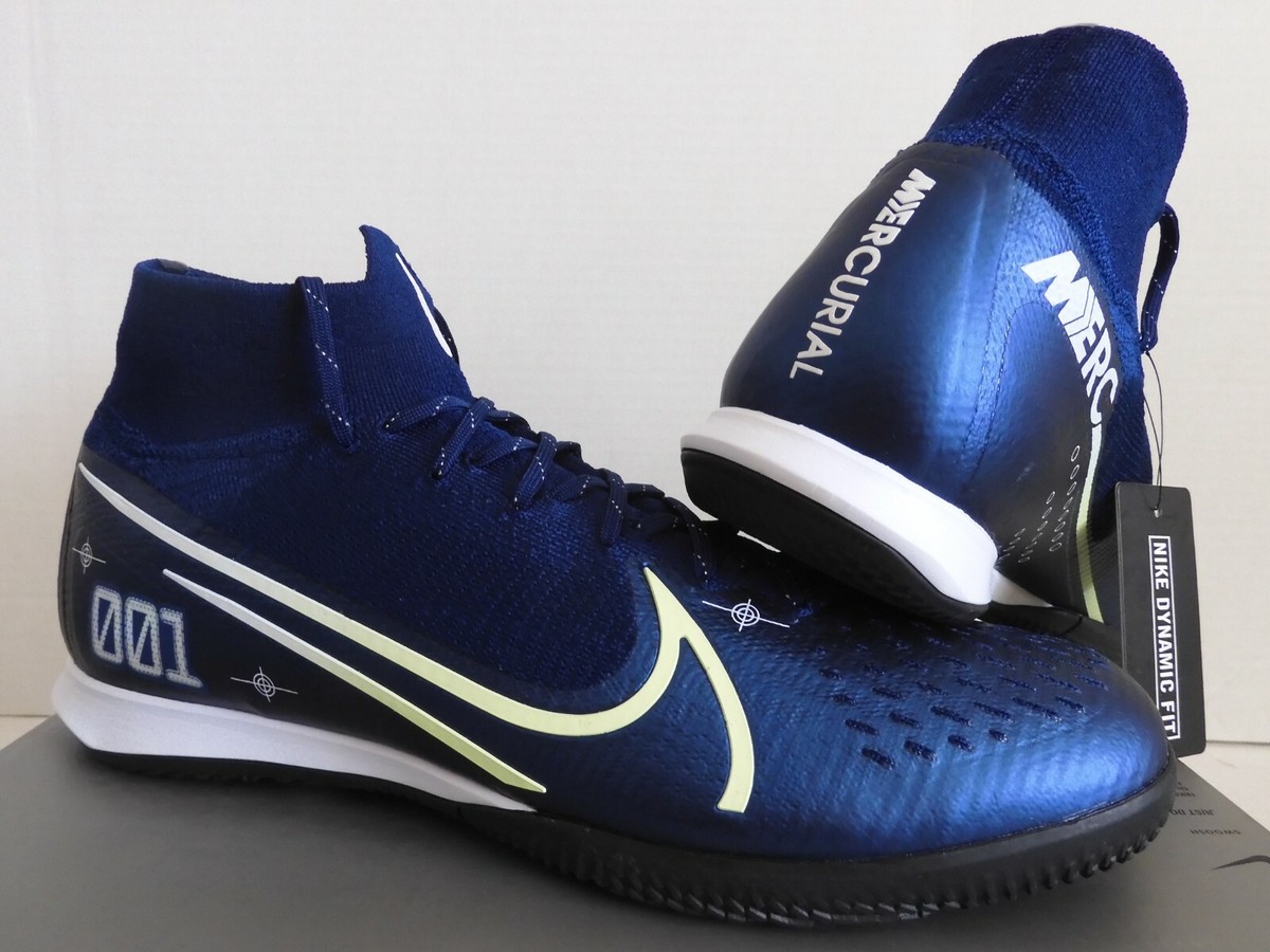 Nike Mercurial Superfly 7 Elite Mds Ic Blue Void-Volt-White Sz 13