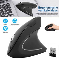 Vertikale Optische Funk Maus Kabellos Ergonomisches Design 2,4 Ghz 1600DPI