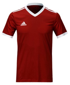 Adidas Hockey Tabela 18 Short Sleeve Shirt Red Shirt - CE8935