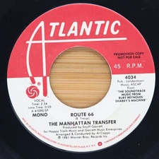 MANHATTAN TRANSFER - ROUTE 66  - SOUL FUNK 45 PROMO