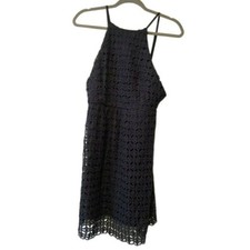 Romeo & Juliet Couture Woven Sleeveless Crochet Lace Dress M