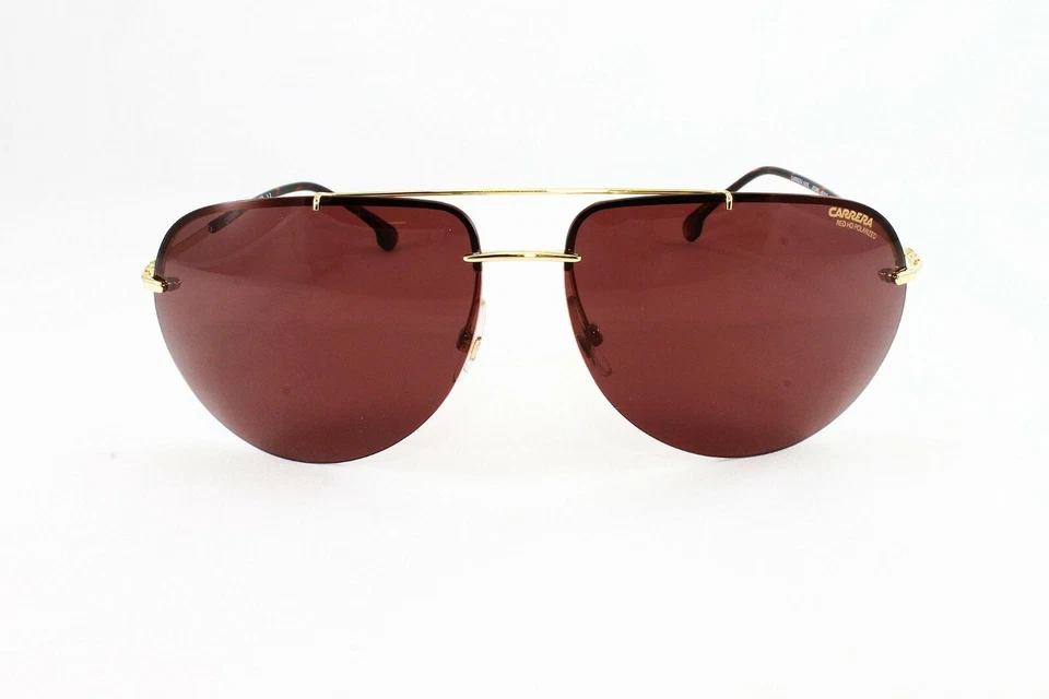 Gafas de sol polarizadas Carrera aviador media llanta para hombre CA149S J5G doradas 65 mm nuevas con etiquetas Foto 2 de 2