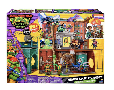 Teenage Mutant Ninja Turtles: Mutant Mayhem Sewer Lair Playset New