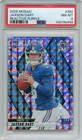 2025 Panini Mosaic Jaxson Dart REACTIVE PURPLE PRIZM Rookie RC #362 PSA 8 GIANTS