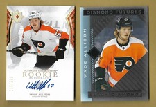(2) WADE ALLISON ROOKIE 2021 ULTIMATE AUTOGRAPH /299;2021 BLACK DIAMOND /249 NHL