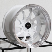 15x9 Vors Tr3 4x1004x114.3 0 White Wheels Rims Set4 73.1