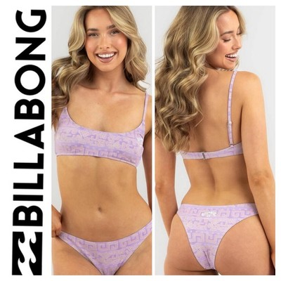 BNWT BILLABONG RETRO SINCE 73 SCOOP BRALETTE TOP & TROPIC BOTTOMS (MED/10) $129