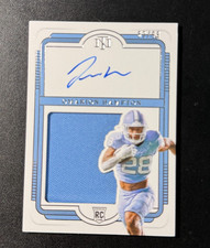 2025 National Treasures Collegiate Omarion Hampton 108 RC Patch Auto 82/99