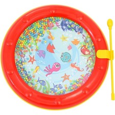 Sea Ocean Drum Wave Bead Drum Gentle Sea Sound Musical Instrument for Kids