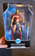 Image of DC Multiverse Wonder Woman with Helmet of Fate Figure McFarlane Toys. Brand New