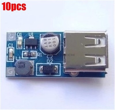 10Pcs   Step-Up Power Supply Module Dc-Dc Usb 0.9V-5V To 5Vdc Mini Pfm Ne gp #am