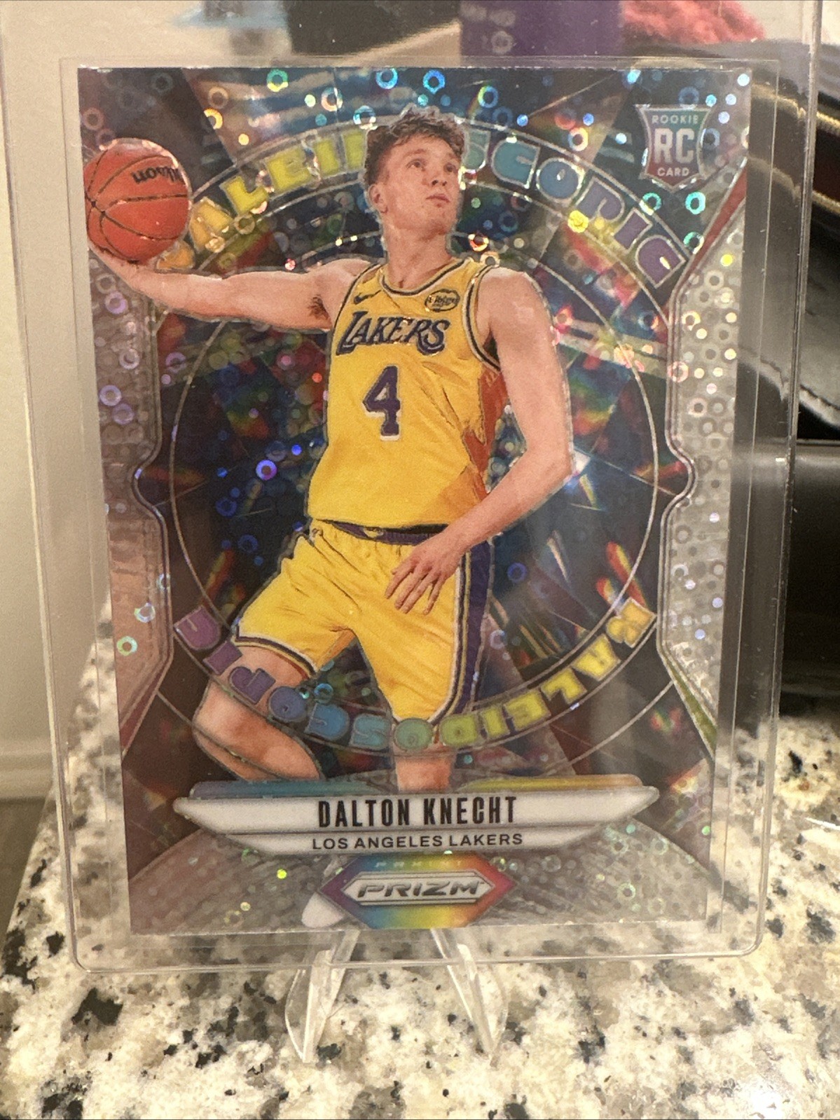2024-25 Panini Prizm - Kaleidoscopic Dalton Knecht #16 Fast Break Prizm (RC)
