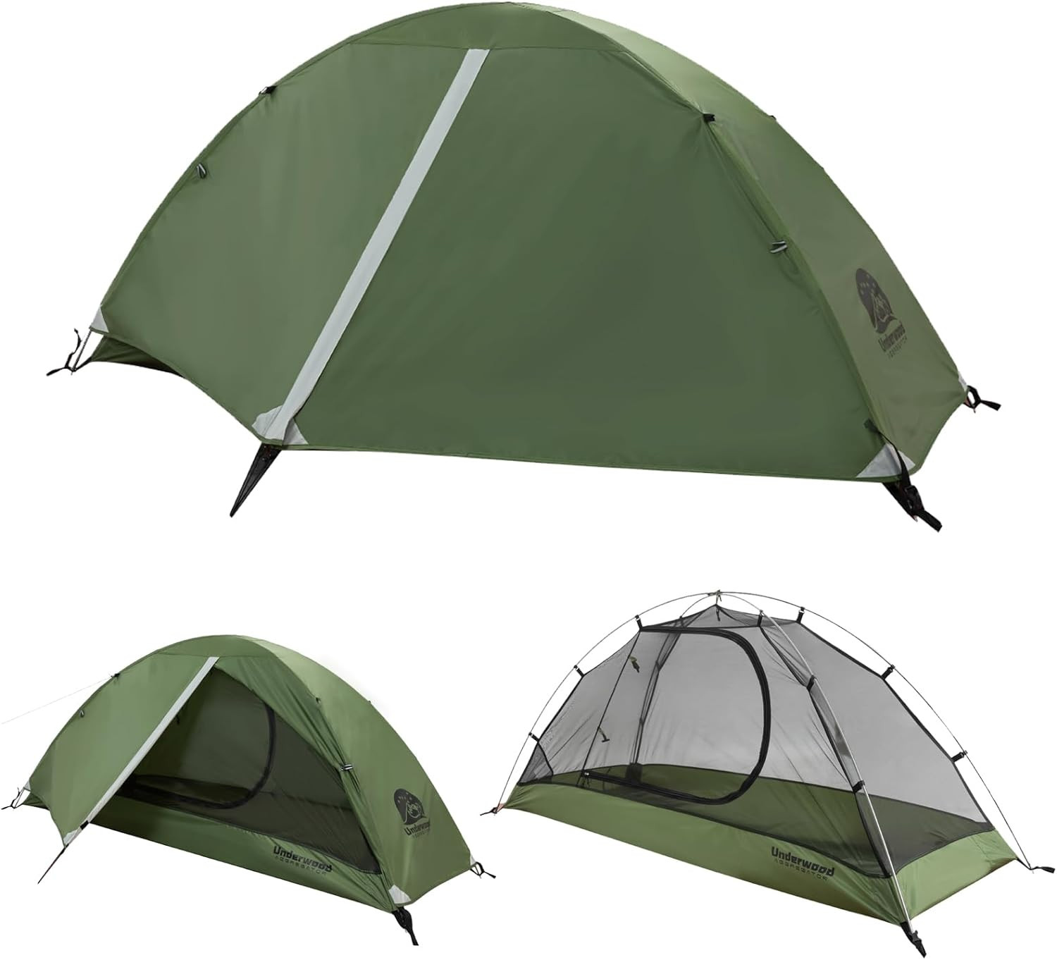 Tienda de campaña para Senderismo para 1/2 Hombre - una Tienda de campaña Ligera