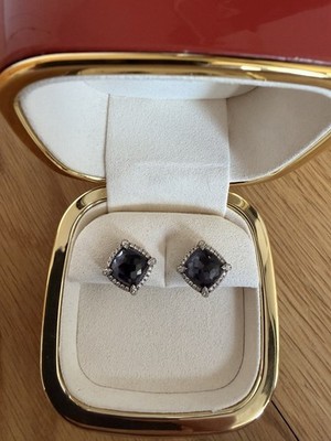 David Yurman Chatelaine Black orchid Earrings 9mm