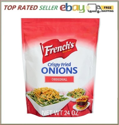 Original Crispy Fried Onions, 24 oz - One 24 Ounce Bag of Crunchy Fried Onion...