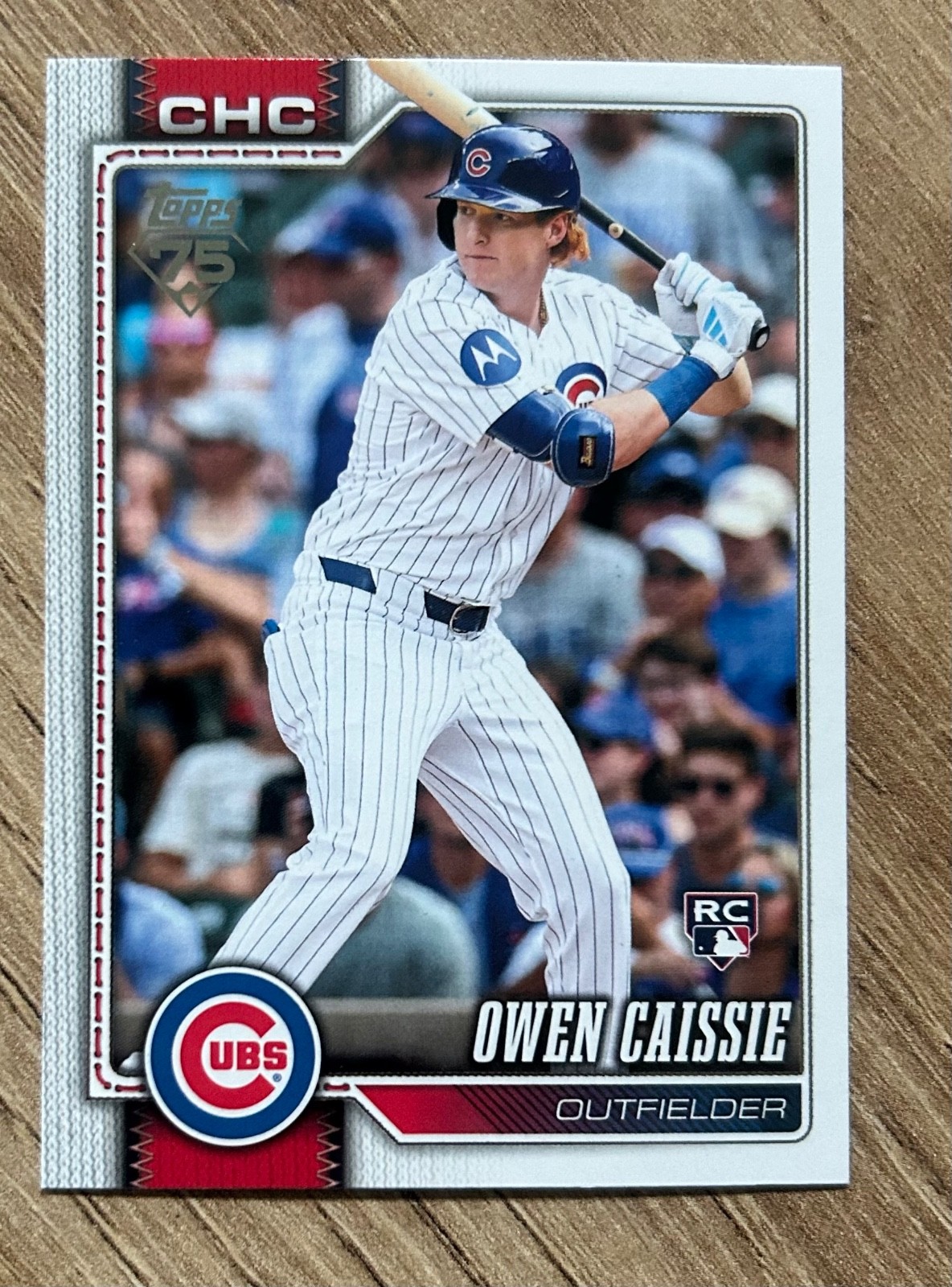 2026 Topps Series 1 Owen Caissie #233 Chicago Cubs RC
