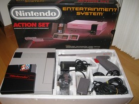 Juego de acci&oacute;n original Nintendo NES. CIB con The Super Mario/ Duck Hunt. &iexcl;PROBADO!