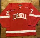 2xl Size 56 CCM Cornell ECAC Hockey #27 Knoepfli Game Worn Jersey