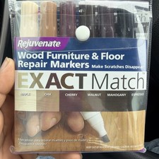 Rejuvenate Exact Match Wood Furniture  Floor Repair Markers 36093 6 Pack