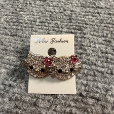 NEW New Fashion Hello Kitty Earrings Studded Dazzling Made Korea