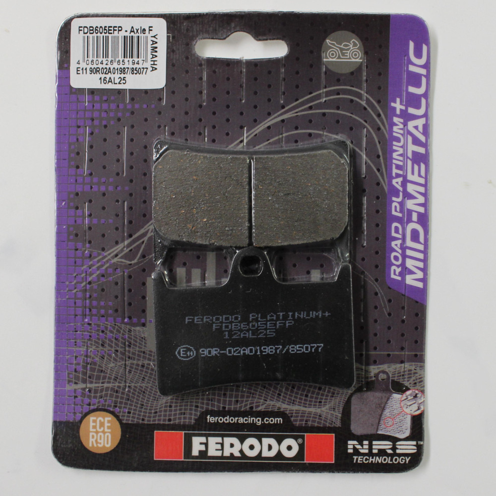 Ferodo Platinum Eco Front Brake Pad FDB605EFP - Fits Yamaha Tracer 9 GT+ 2023