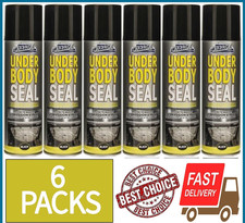 6 x CARPRIDE UNDERSEAL SPRAY PAINT 400ML FOR CAR UNDER BODY PROTECTION SEAL NEW