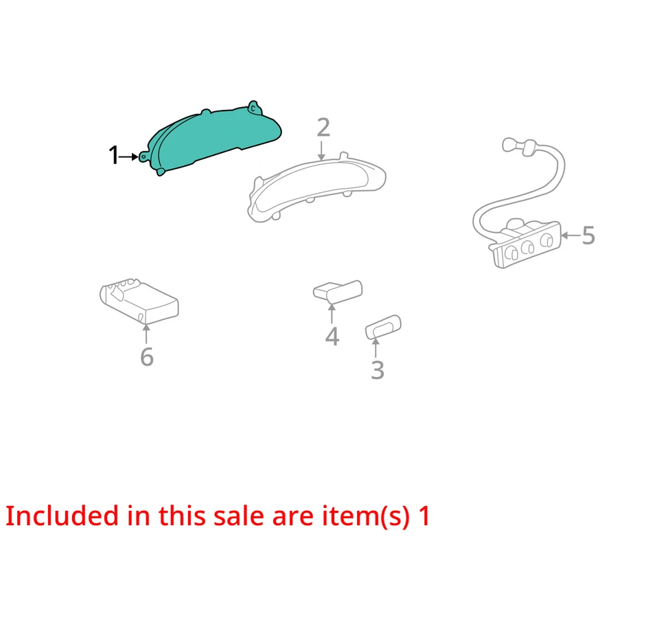 SE ADAPTA A PONTIAC SUNFIRE CLUSTER 2000-2005 22714994 - NUEVO OEM 22714994 Foto 2 de 3